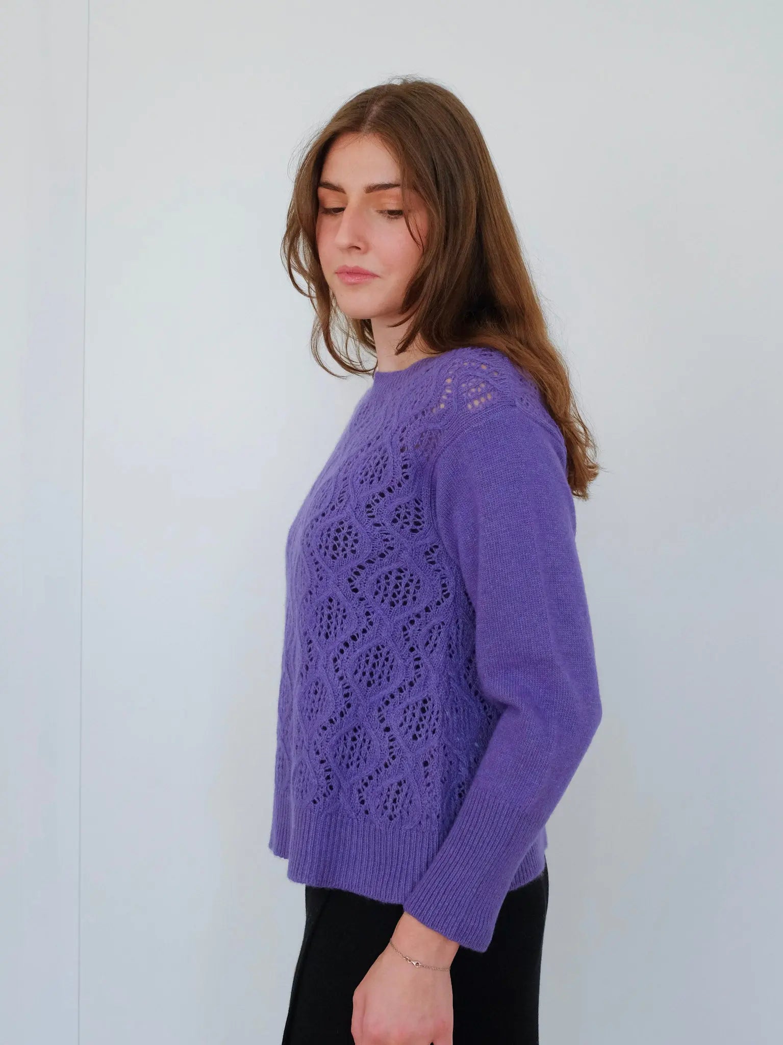 Maglia con Lavorazione Punto Pizzo A.MA DI COLLODEL MARA