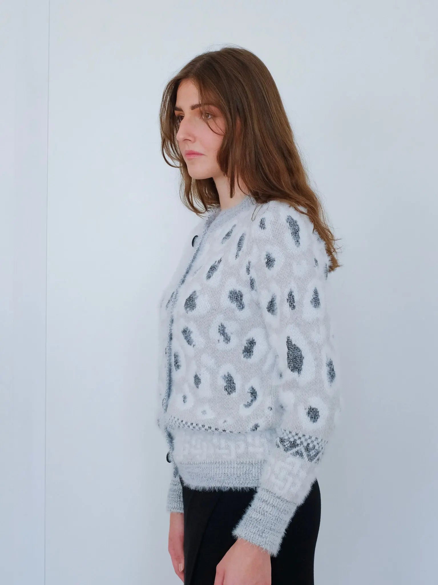 Cardigan Jacquard A.MA DI COLLODEL MARA