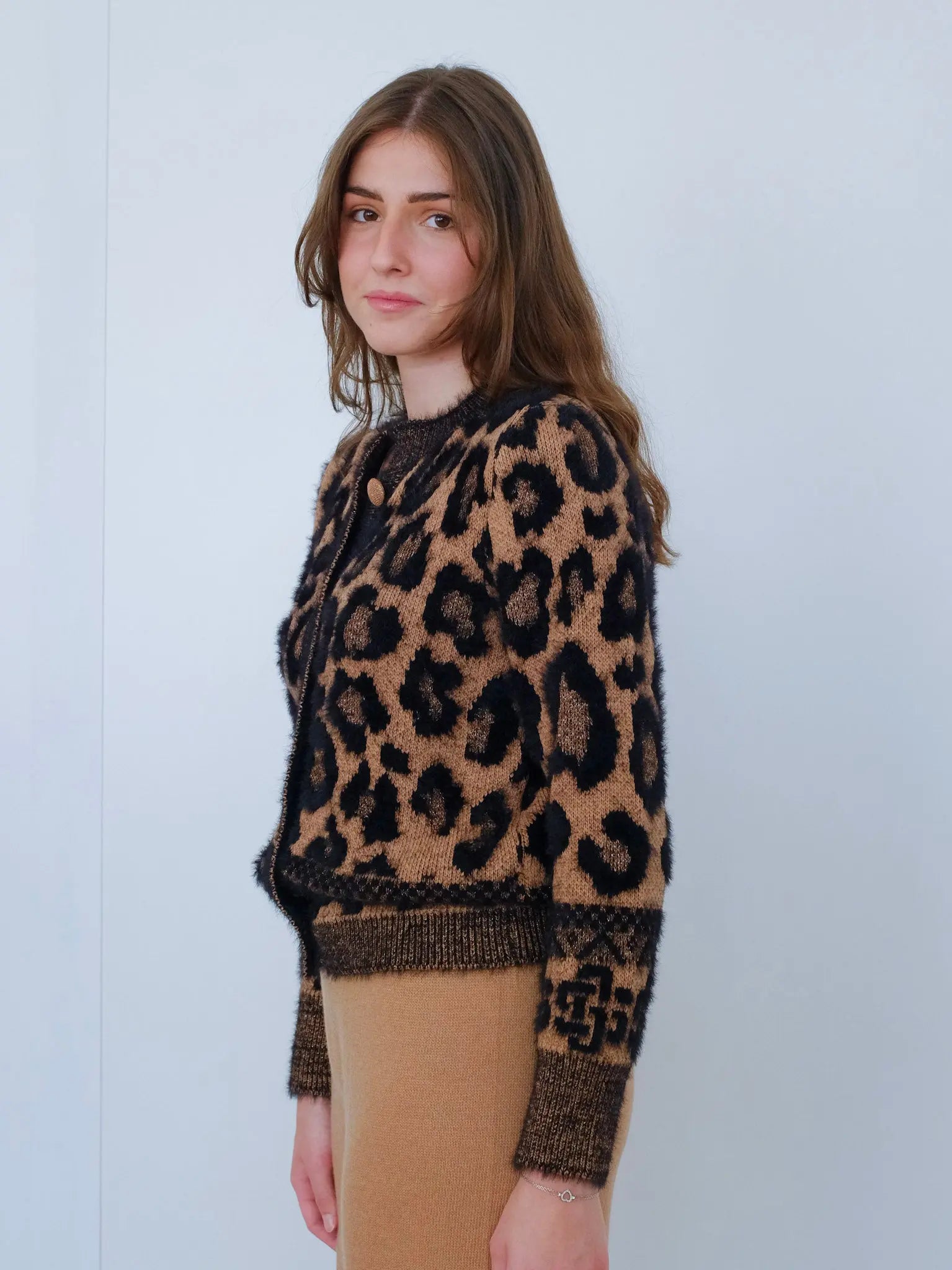 Cardigan Jacquard A.MA DI COLLODEL MARA