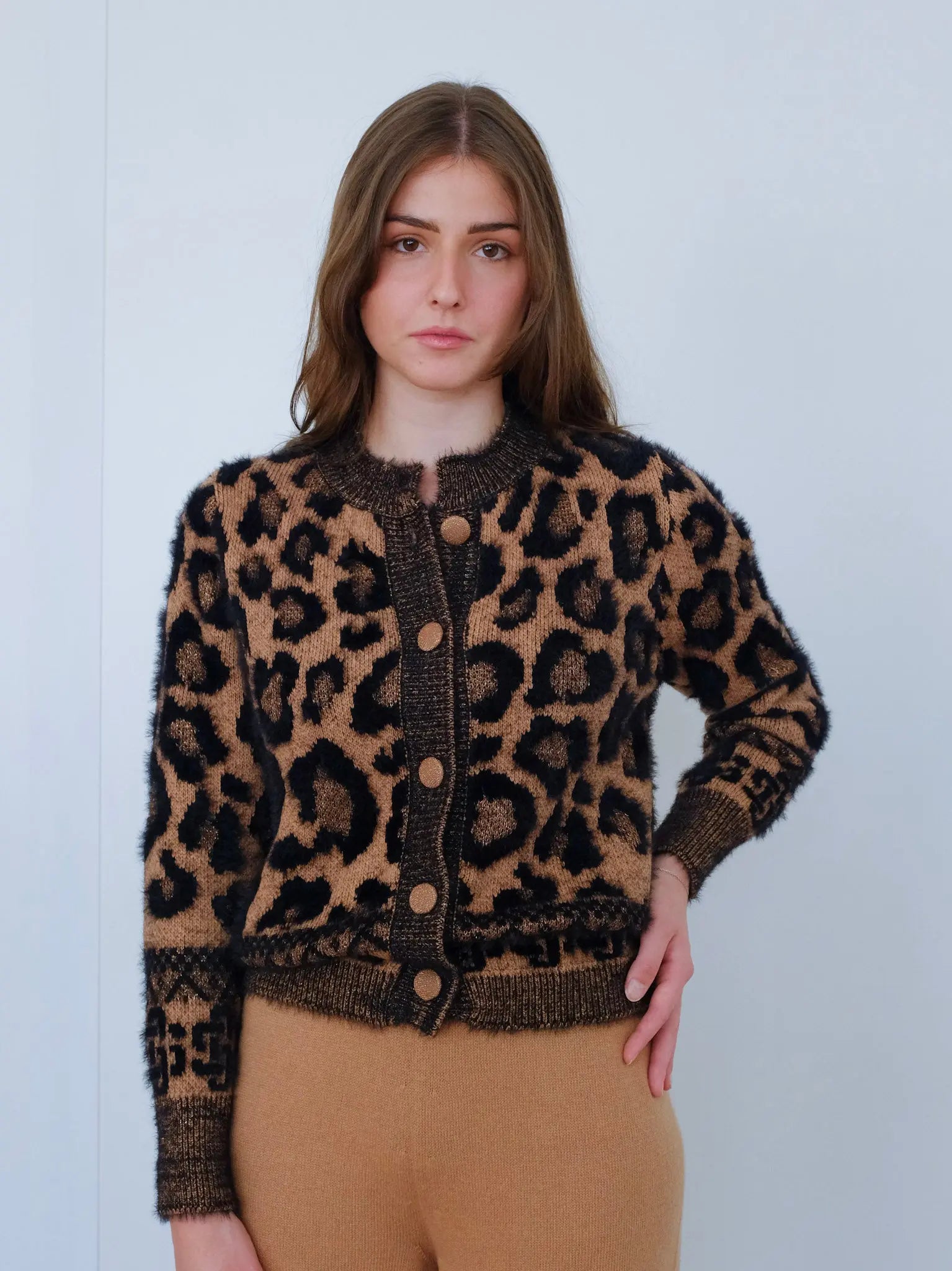 Cardigan Jacquard A.MA DI COLLODEL MARA