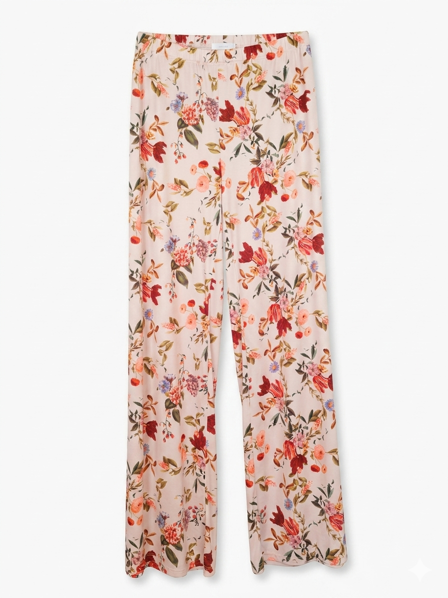 Pantaloni Fantasia floreale