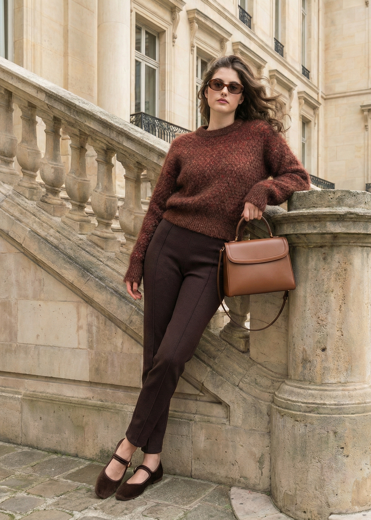 Maglia Mohair girocollo