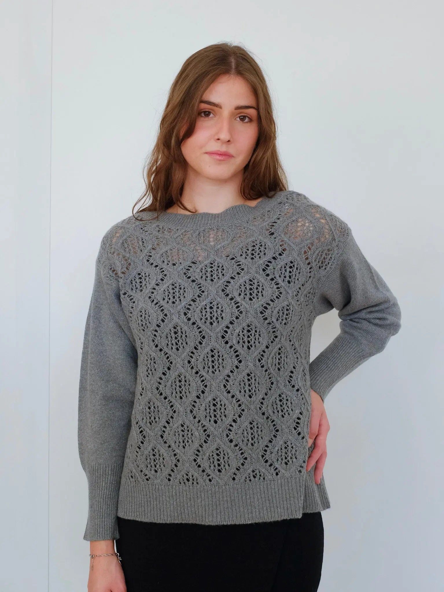 Maglia con Lavorazione Punto Pizzo A.MA DI COLLODEL MARA