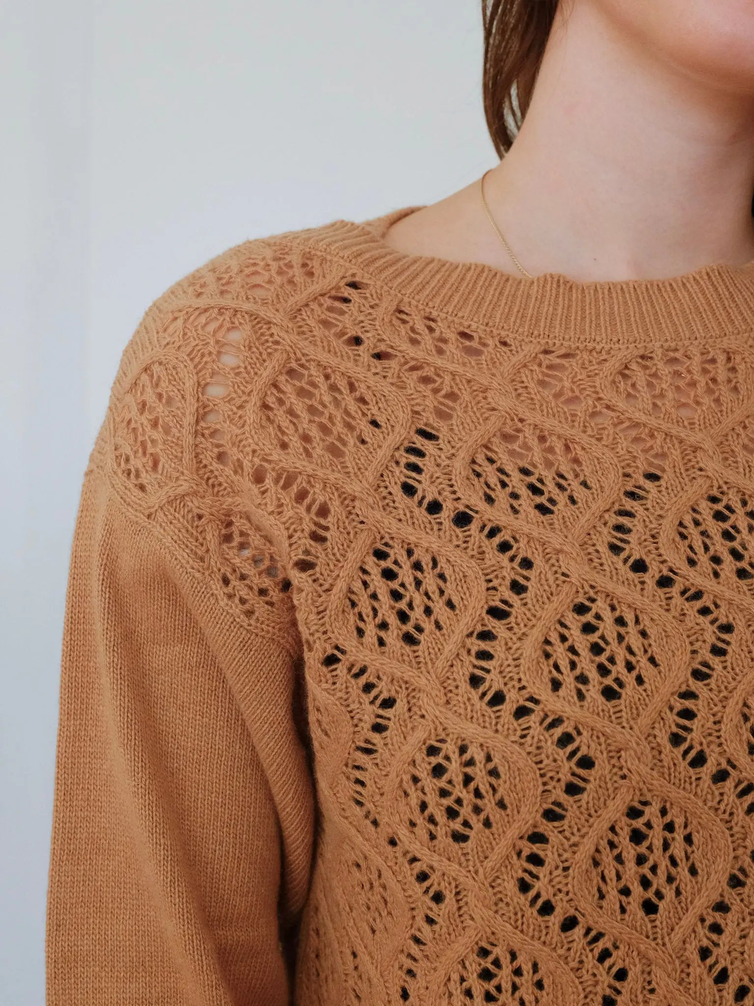 Maglia con Lavorazione Punto Pizzo A.MA DI COLLODEL MARA