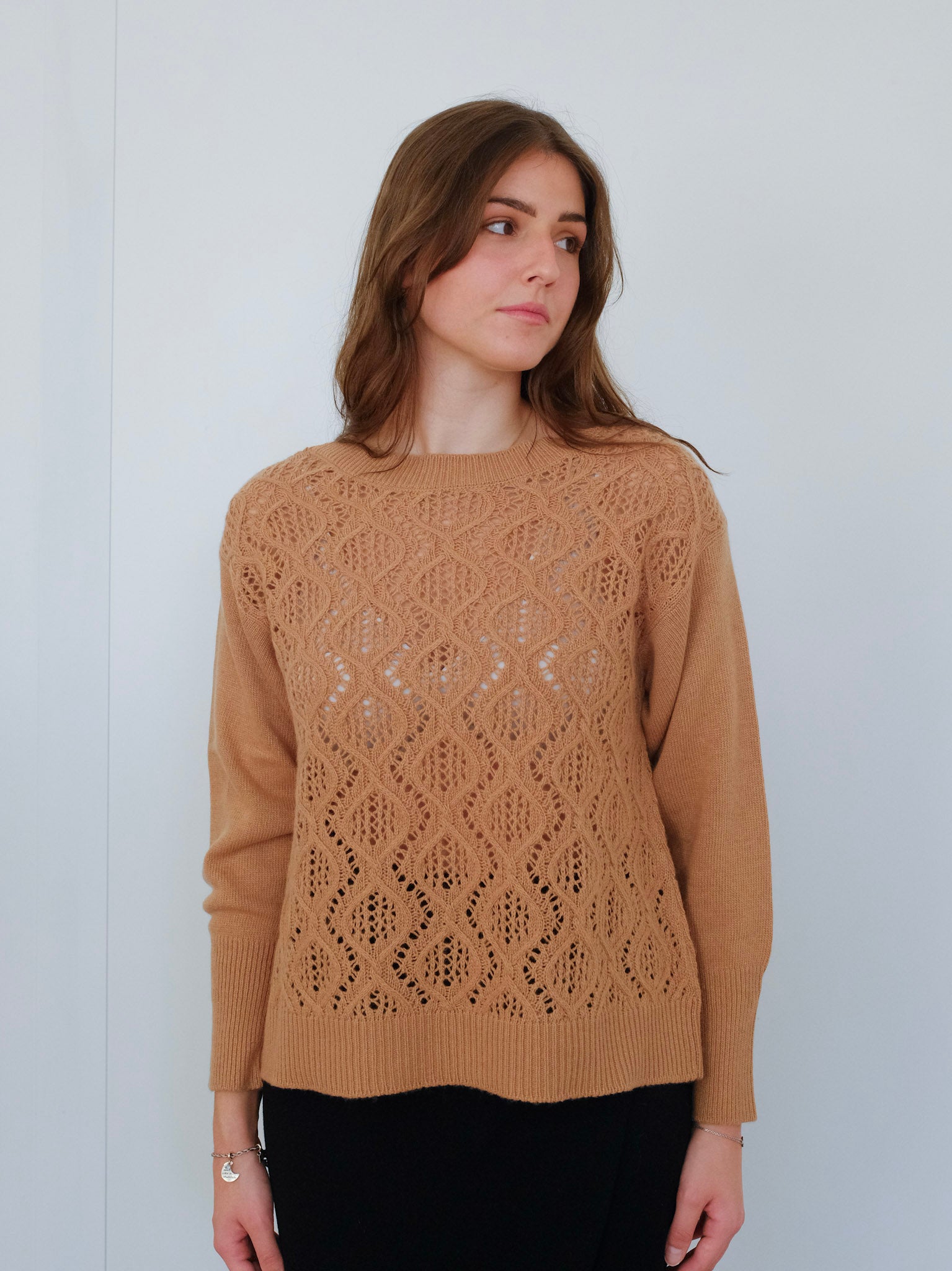 Maglia con Lavorazione Punto Pizzo