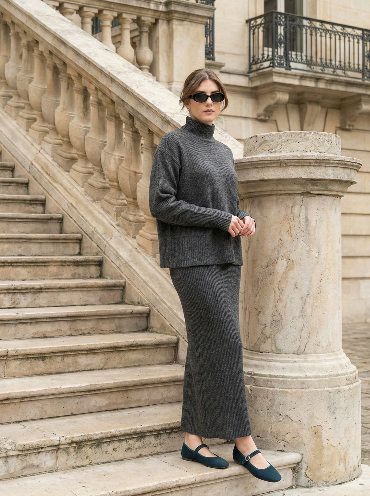 Maglione con collo Lupetto