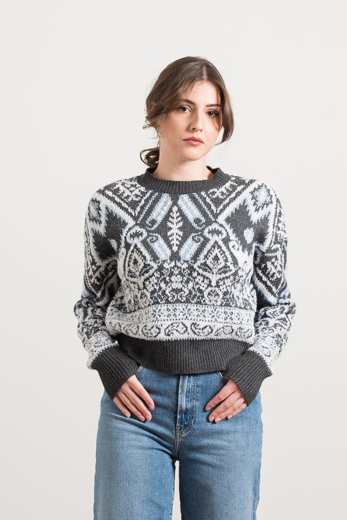 Girocollo Jacquard Heritage