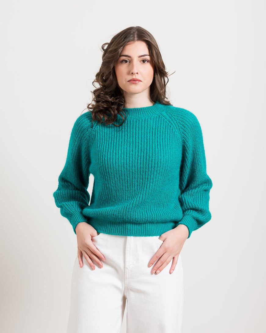 Girocollo Crop in Mohair