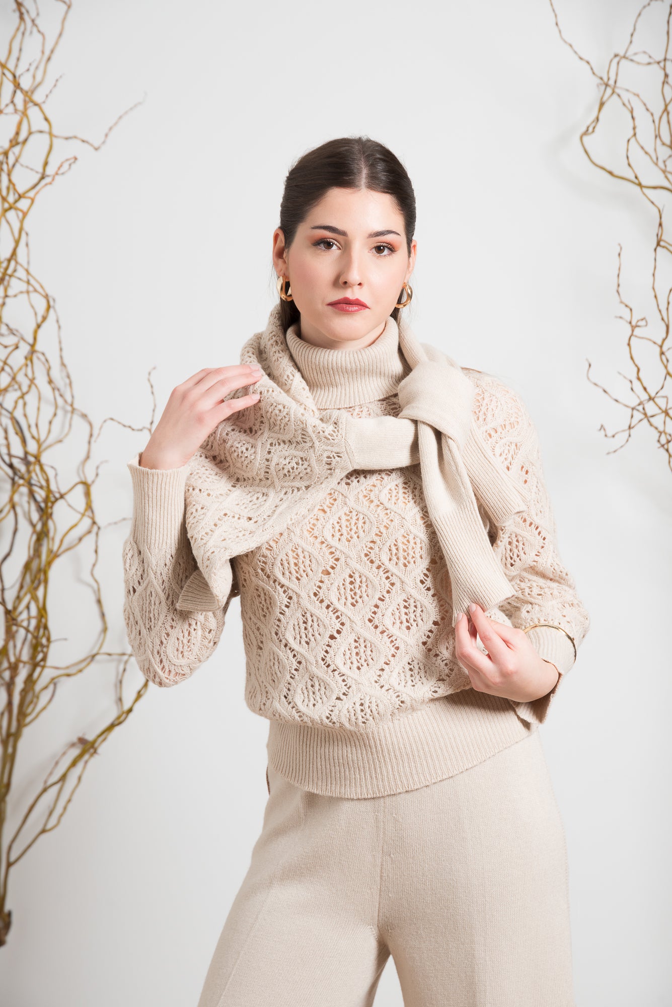 Maglia con Collo Alto