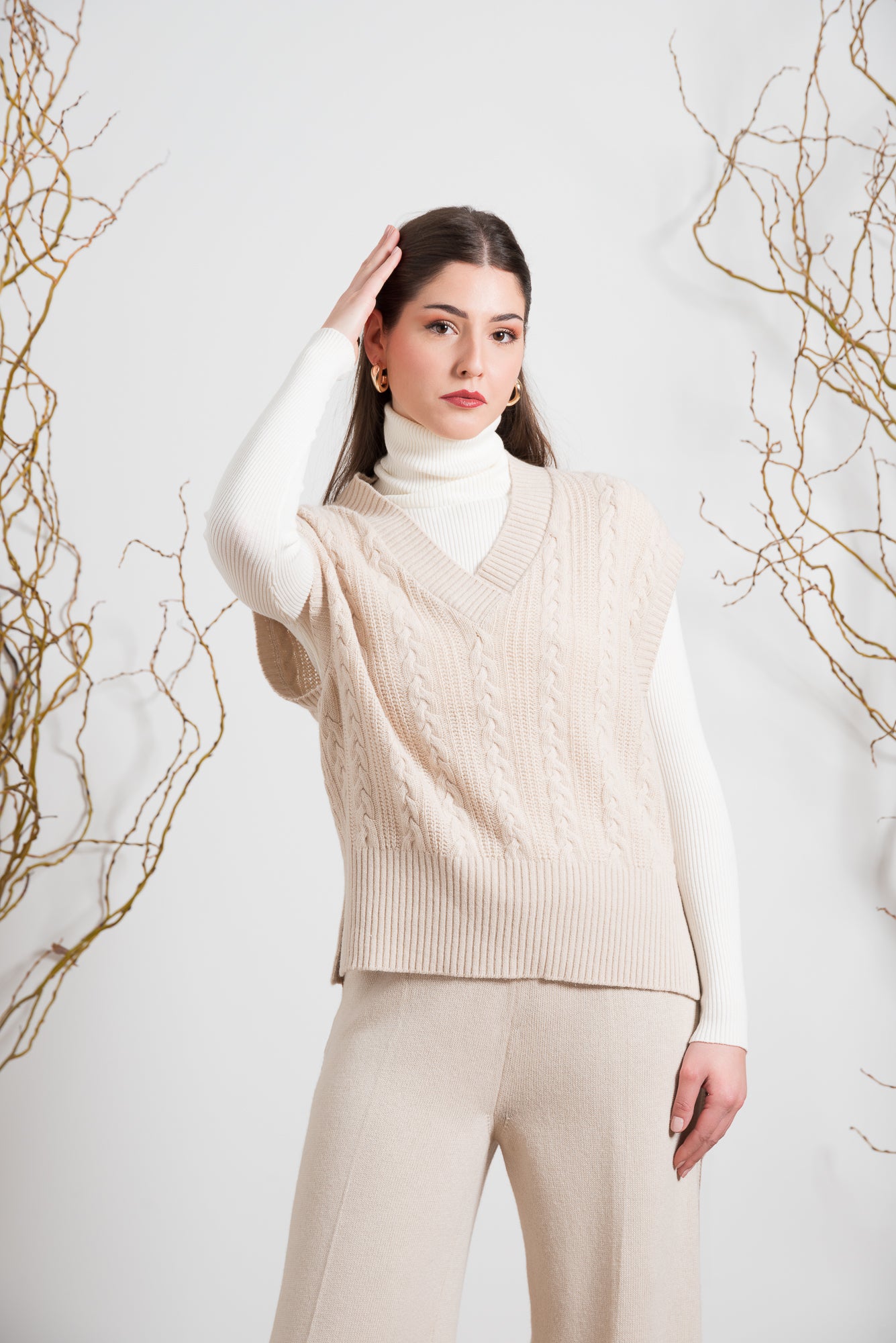 Gilet con Scollo a V