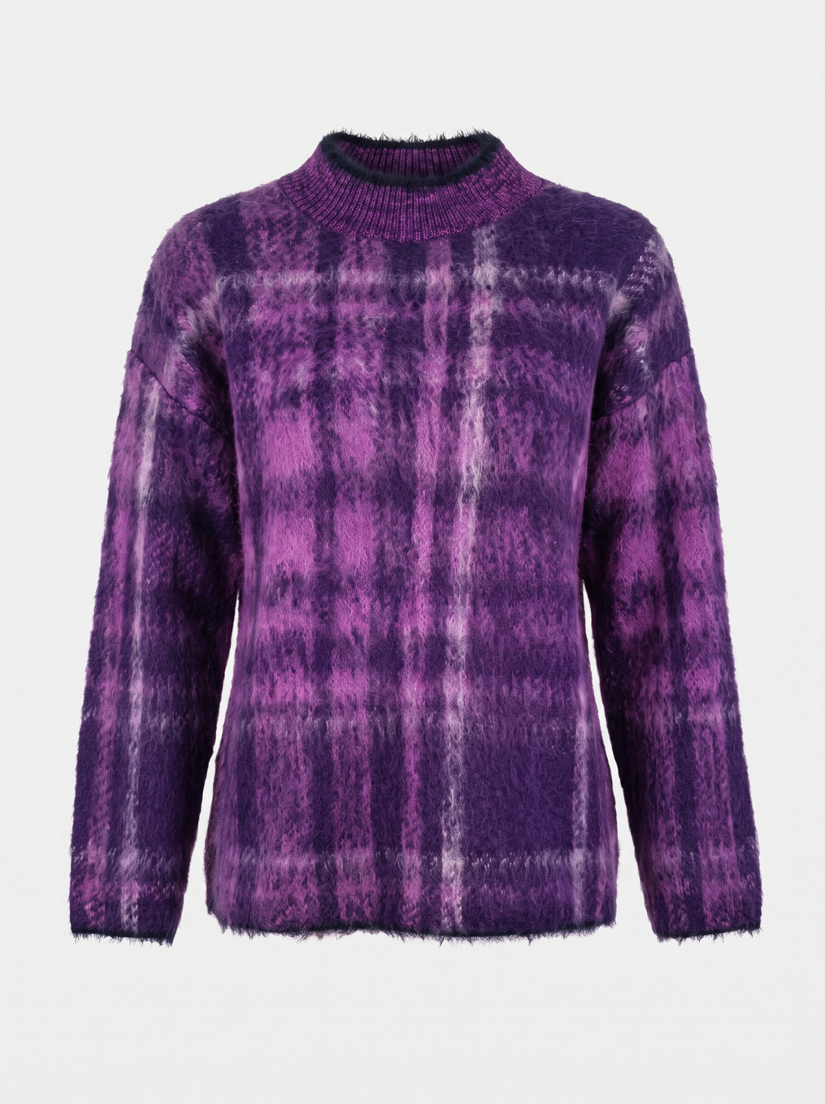 Cardigan Jacquard Tartan