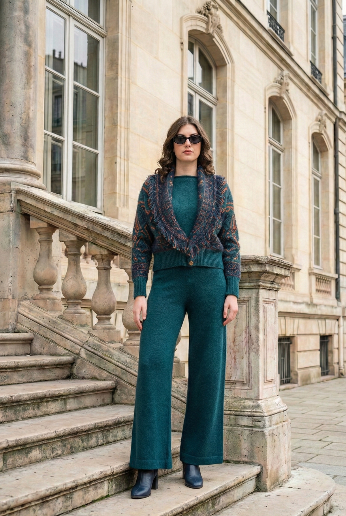 Cardigan Jacquard Heritage