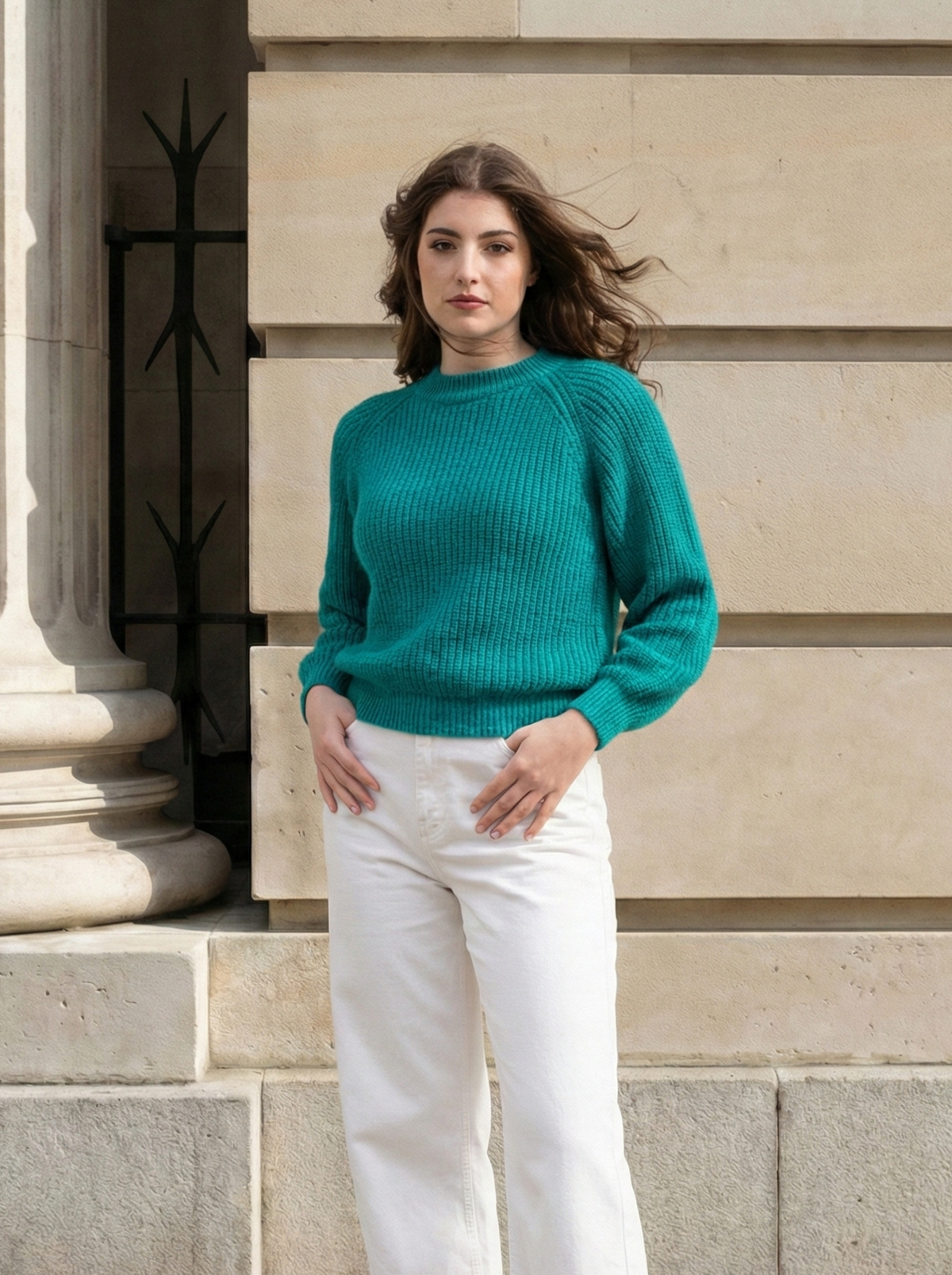 Girocollo Crop in Mohair