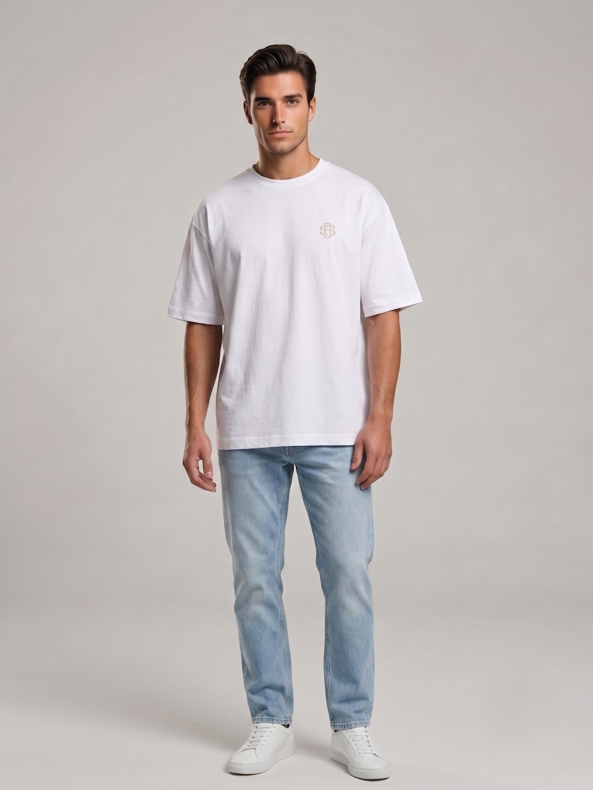 T-shirt uomo puro cotone oversize
