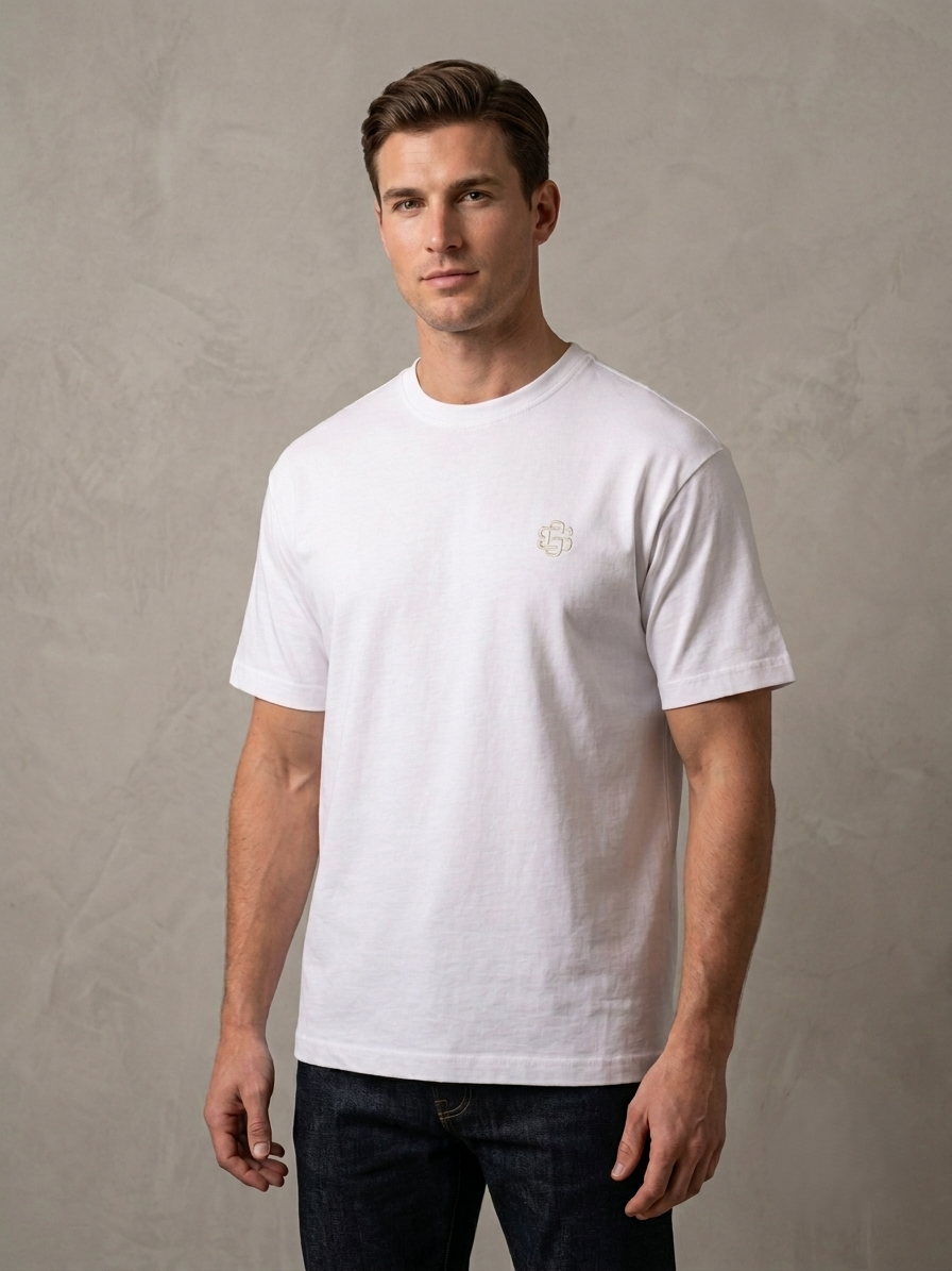 T-shirt uomo puro cotone