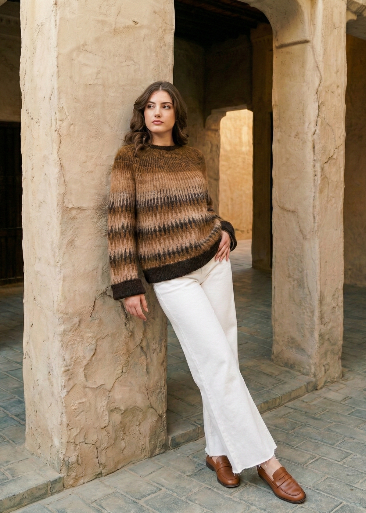 Girocollo Jacquard Vortex