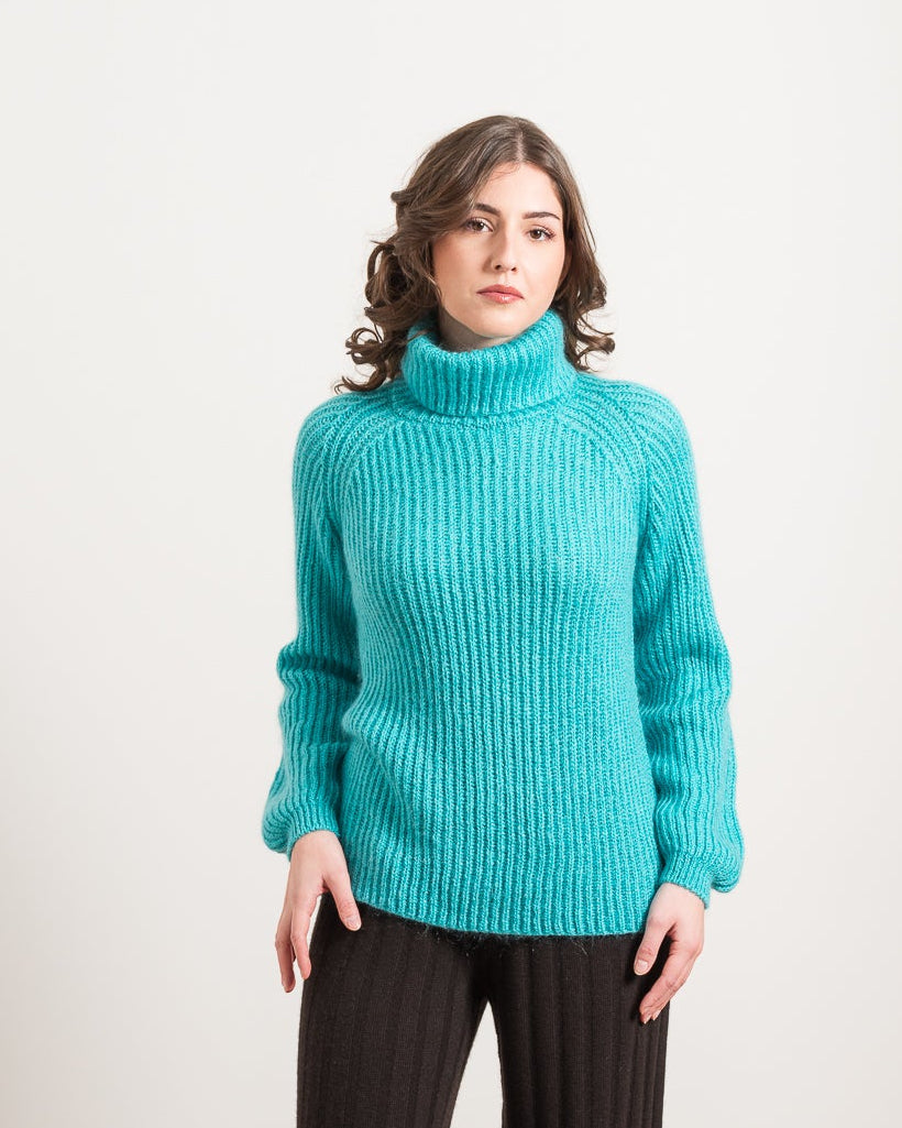 Maglione Dolcevita in Mohair