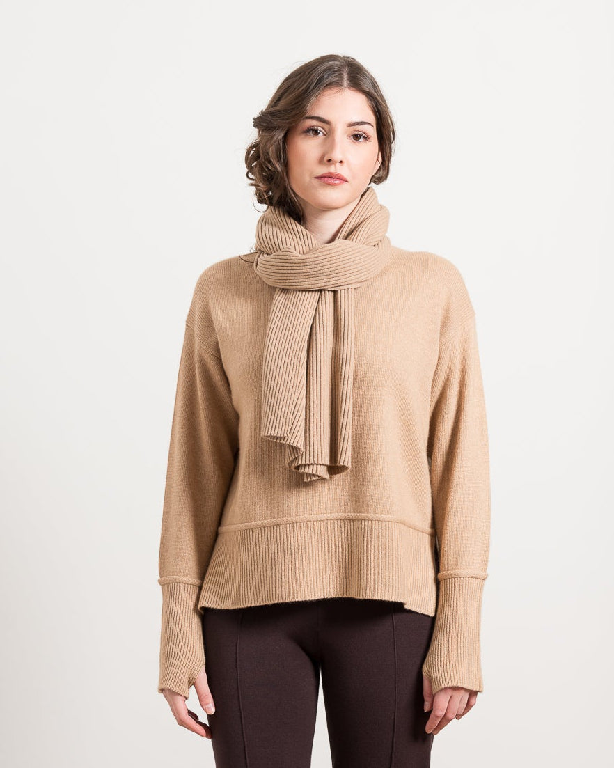 Girocollo in Cashmere Blend