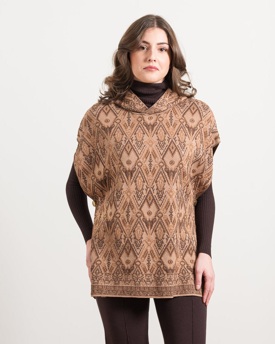 Poncho Jacquard Heritage