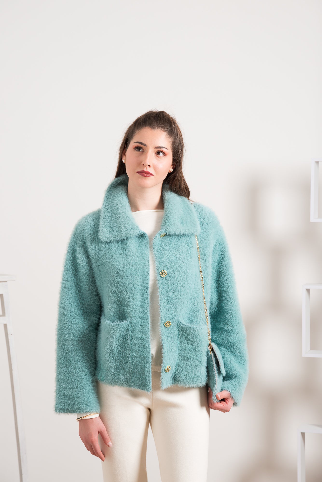 Giacca in Eco-pelliccia