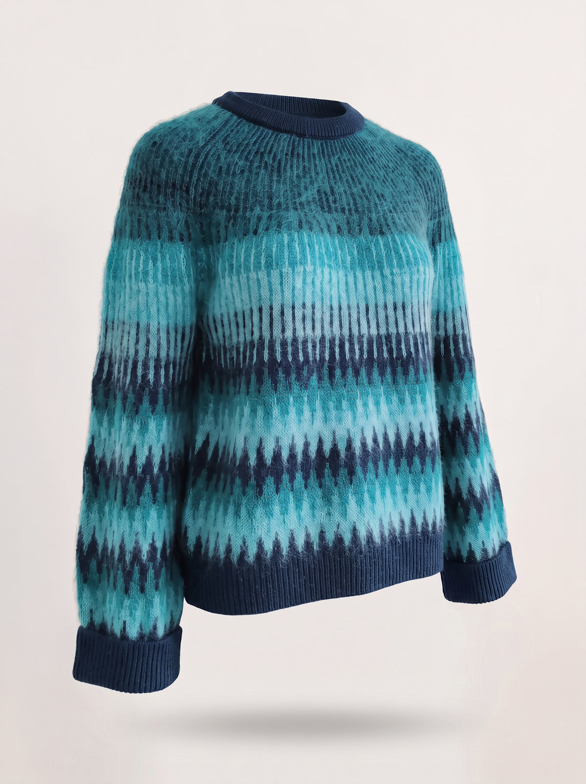 Girocollo Jacquard Vortex