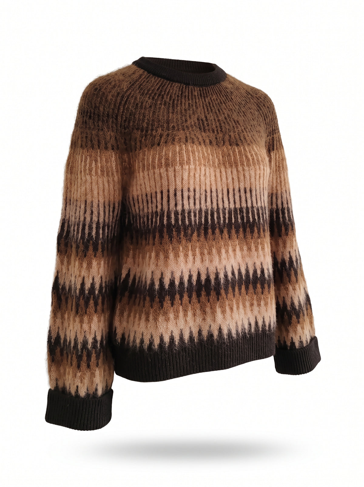 Girocollo Jacquard Vortex