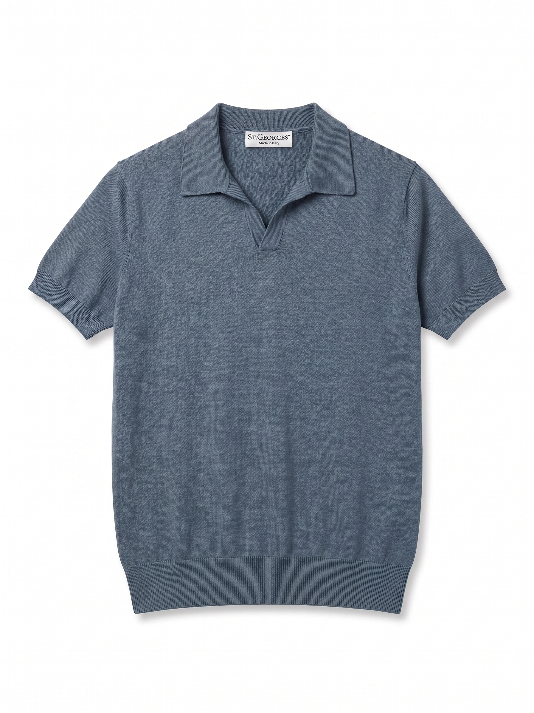 Polo in Cotone avio