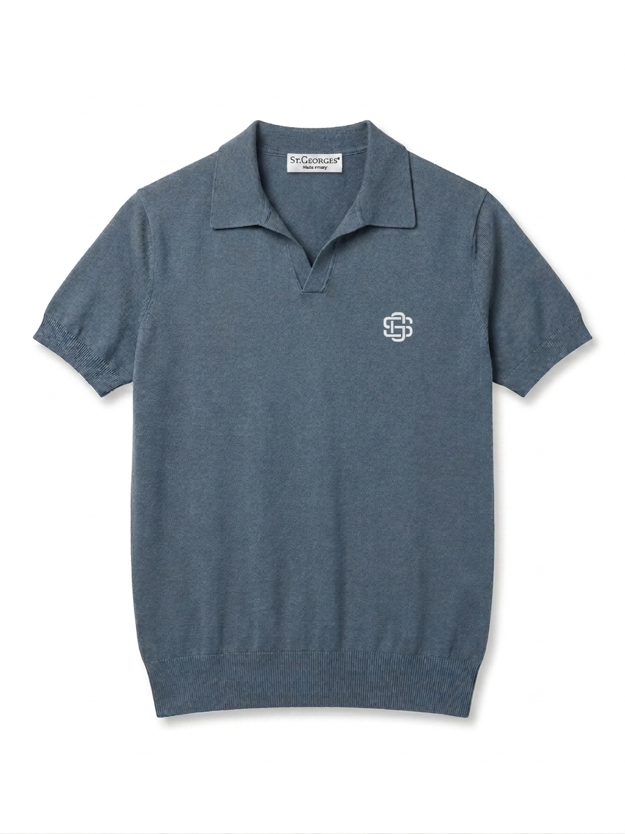 Polo in Cotone con logo ricamato